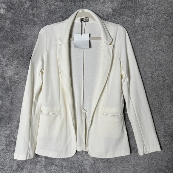 Miller Wendt NWT Carter White Tennis Patch Jacket Blazer Size Small - Picture 1 of 9